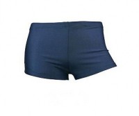 SKST003 design split women's swimming trunks style custom-made anti-exposure swimming trunks style women's swimming trunks make solid color square swimming trunks style swimming trunks factory front view